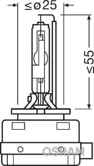 Лампа OSRAM 66350