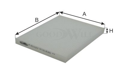 Фильтр салона BIG FILTER GB9967