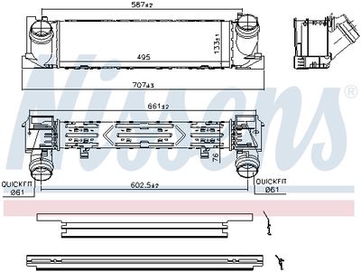 Интеркулер NISSENS 96552