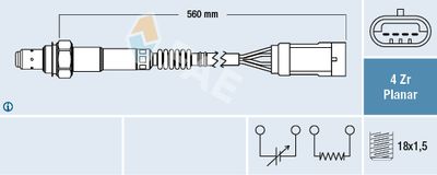 Лямбда-зонд FAE 77153