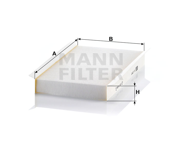 Фильтр салона MANN-FILTER CU2747