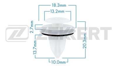 Клипса крепежная PATRON P370651