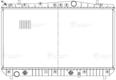 Радиатор охлаждения LUZAR LRC0506