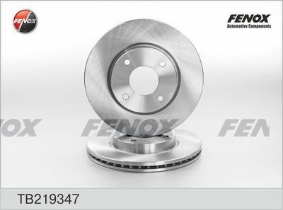 Диск тормозной передний вентилируемый FENOX TB219347