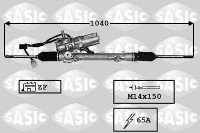 Рейка рулевая электроусилитель SASIC 7170024