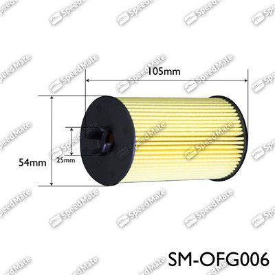 Фильтр масляный SPEEDMATE SMOFG006