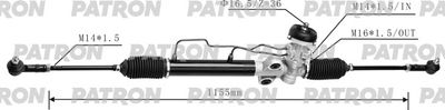 Рейка рулевая гидравлическая PATRON PSG3206