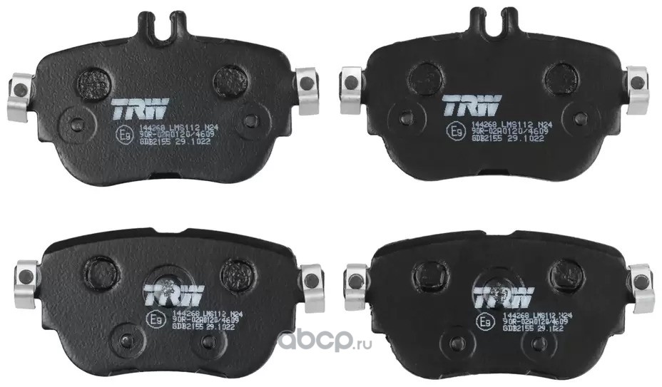 Колодки тормозные задние TRW GDB2155