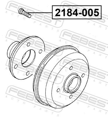 Шпилька FORD 6586310