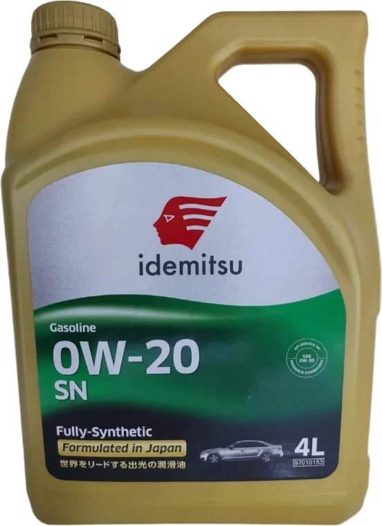Масло моторное синтетическое 0W-20 4л IDEMITSU Fully-Synthetic 30011325746