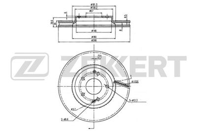 Диск тормозной передний Miles K201735