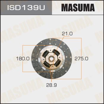 Диск сцепления Masuma ISD139U