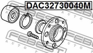 Подшипник ступицы задней FEBEST DAC32730040M
