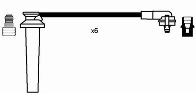 Комплект проводов зажигания NGK 7701