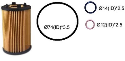 Фильтр масляный JS ASAKASHI OE0124