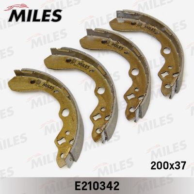 Колодки тормозные барабанные Miles E210342