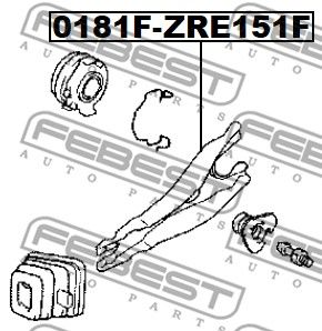Вилка сцепления FEBEST 0181FZRE151