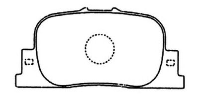 Колодки тормозные дисковые задние AKYOTO AKD1431