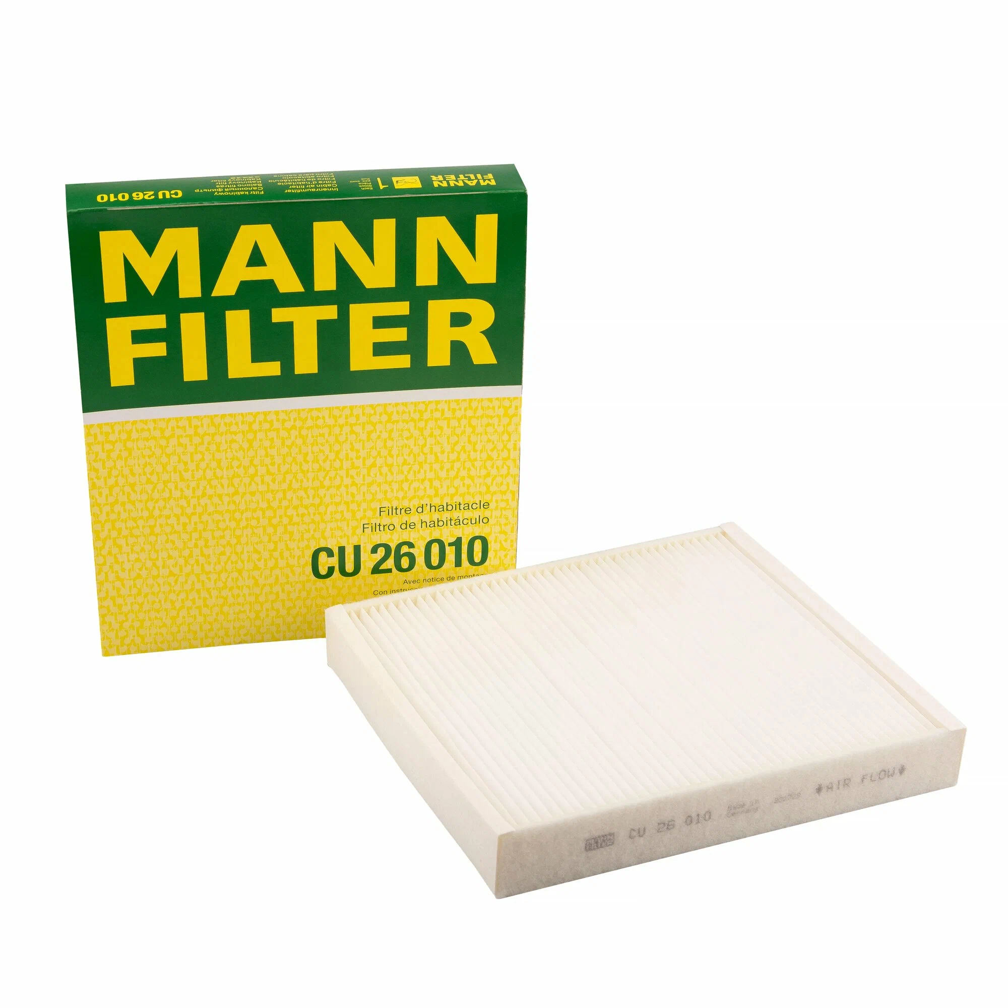 Фильтр салона MANN-FILTER CU26010