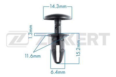 Клипса крепежная LEX WW11586