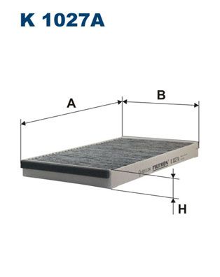 Фильтр салона угольный FILTRON K1027A