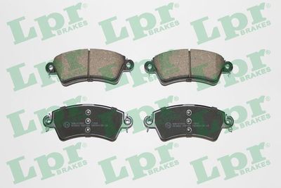 Колодки тормозные дисковые LPR 05P766