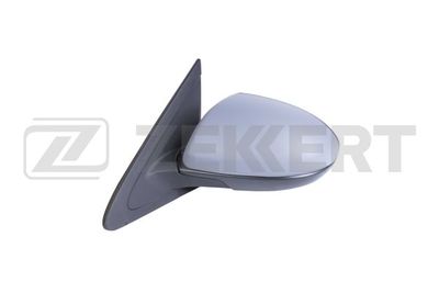 Зеркало левое в сборе грунтованное выпуклое с подогревом Zekkert SP4246