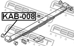 Втулка рессоры Hyundai/Kia 541485H050