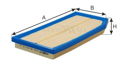 Фильтр воздушный GOODWILL AG653