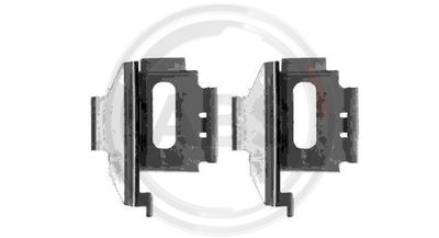 Комплект монтажный тормозных колодок MASTERKIT 77AA069