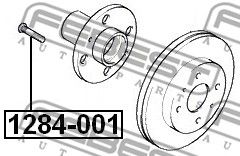 Шпилька колесная FEBEST 1284001
