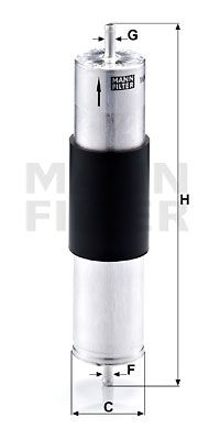 Фильтр топливный MANN-FILTER WK5213