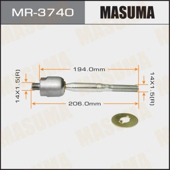 Тяга рулевая Masuma MR3740
