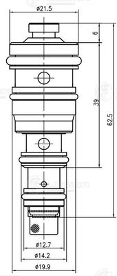 Клапан кондиционера LUZAR LCCV0503