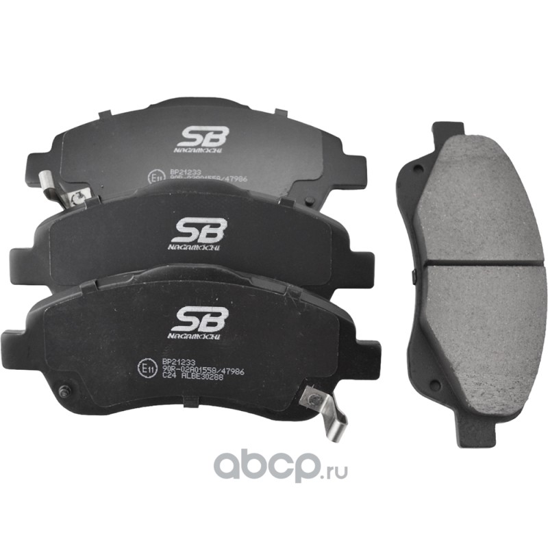 Колодки тормозные передние SB NAGAMOCHI BP21233