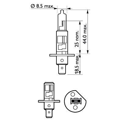 Лампа галогенная AYWIparts AW1910010W