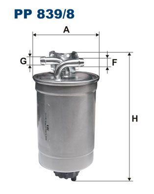 Фильтр топливный FILTRON PP8398