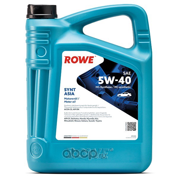 Масло моторное ROWE 20246004099