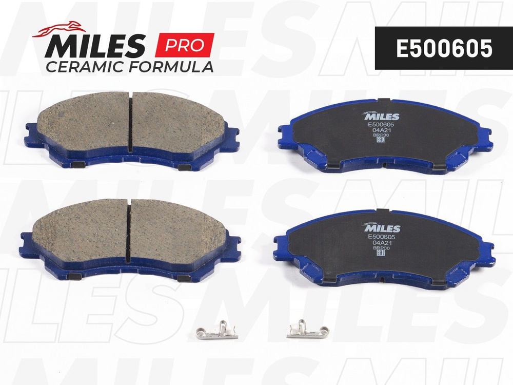 Колодки тормозные передние Miles E500605