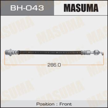 Шланг тормозной передний Masuma BH043