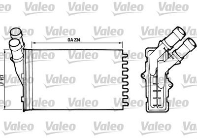 Радиатор отопителя VALEO 812005