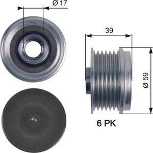 Шкив генератора CONTITECH AP9035