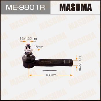 Наконечник рулевой тяги Masuma ME9801R