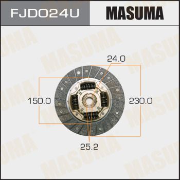 Диск сцепления Masuma FJD024U