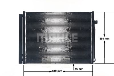 Радиатор кондиционера MAHLE AC405000S