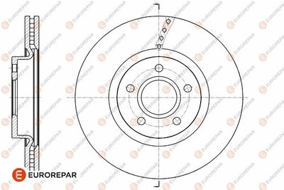 Диск тормозной EUROREPAR 1642763380
