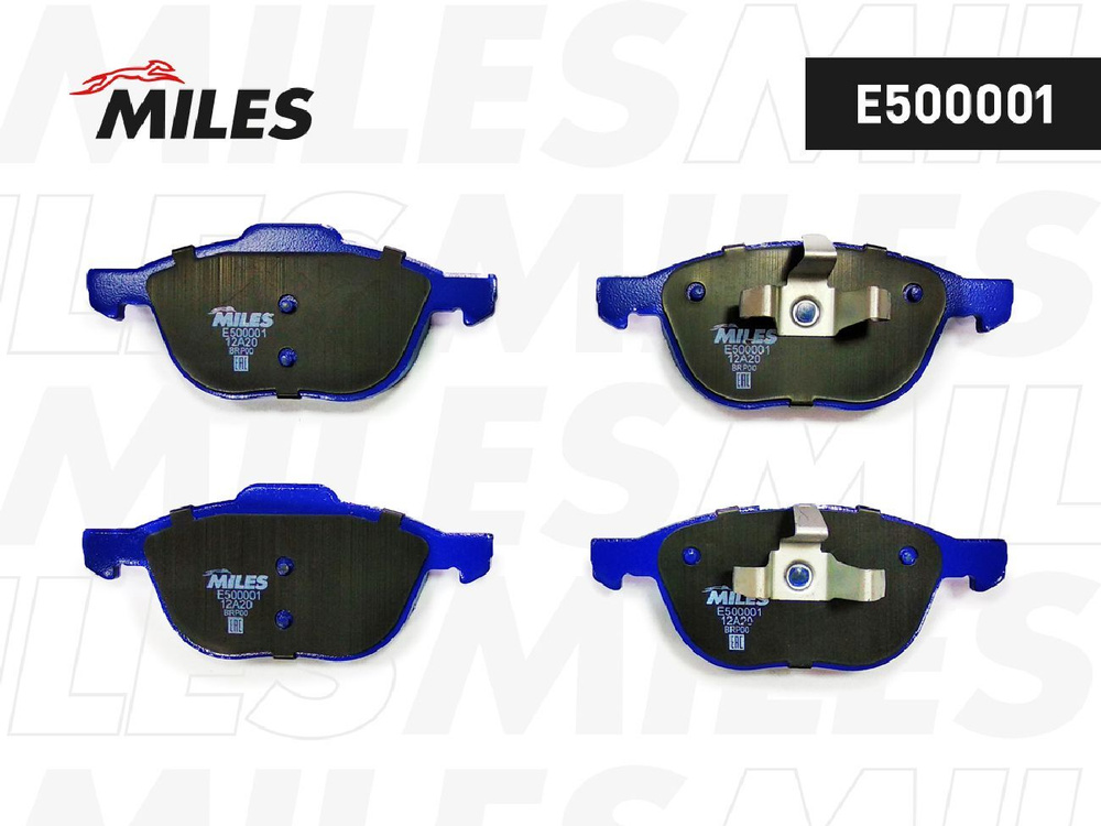 Колодки тормозные передние Miles E500001