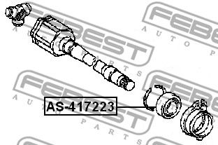 Подшипник привода FEBEST AS417223