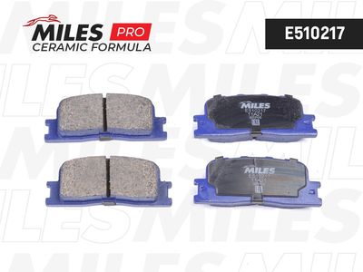 Колодки тормозные задние Miles E510217