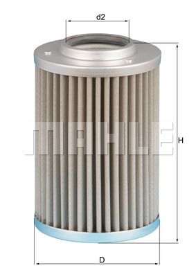 Фильтр АКПП MAHLE HX40